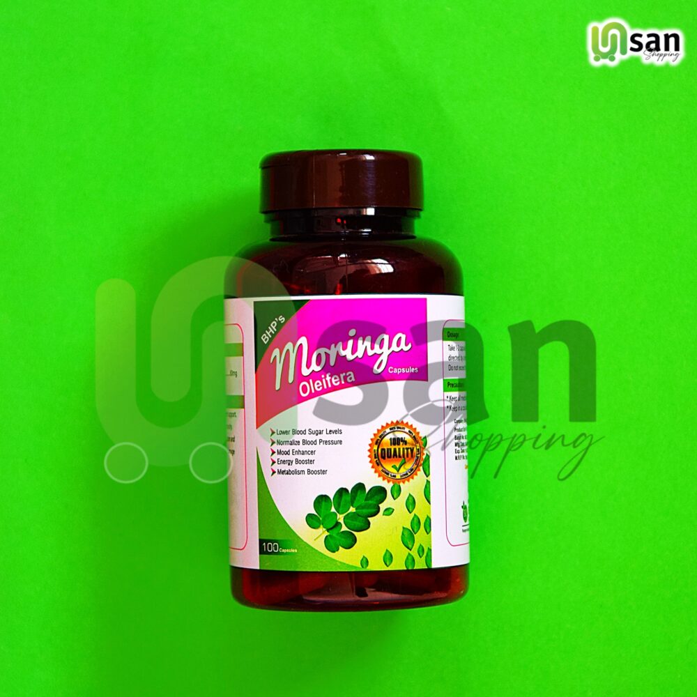 Moringa Capsules – Natural Moringa Oleifera Supplement for Energy & Vitality