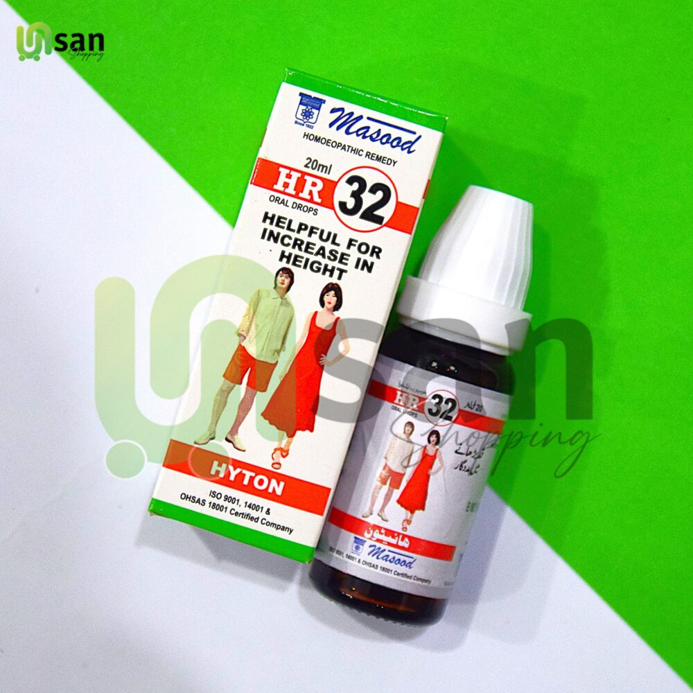 HR32 Drops – Homeopathic Height Growth Support for Teens and Young Adults, Natural Height Increase Formula.