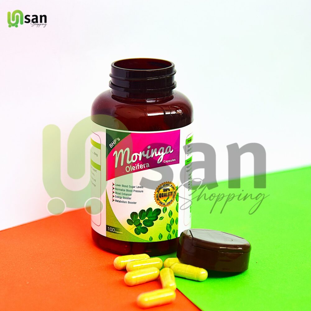 Moringa Capsules – Natural Moringa Oleifera Supplement for Energy & Vitality