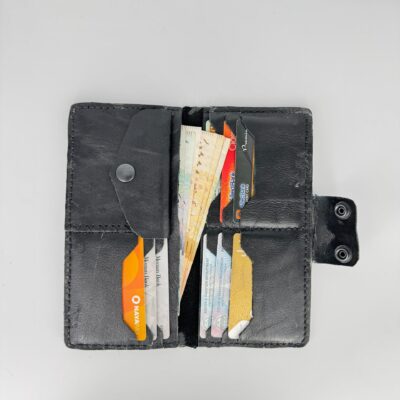 Long Black Wallet For Men